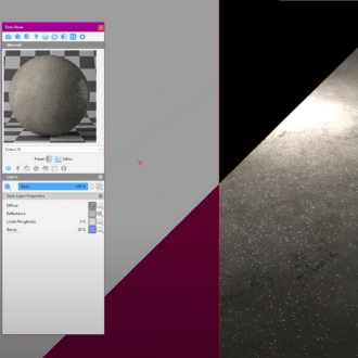 Primeros pasos con iluminación y materiales en THEA RENDER